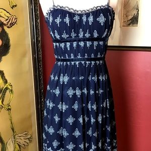 Silk BCBG Paris Printed Summer Dress
